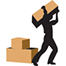 verhuisbedrijf Centrum tillen doos